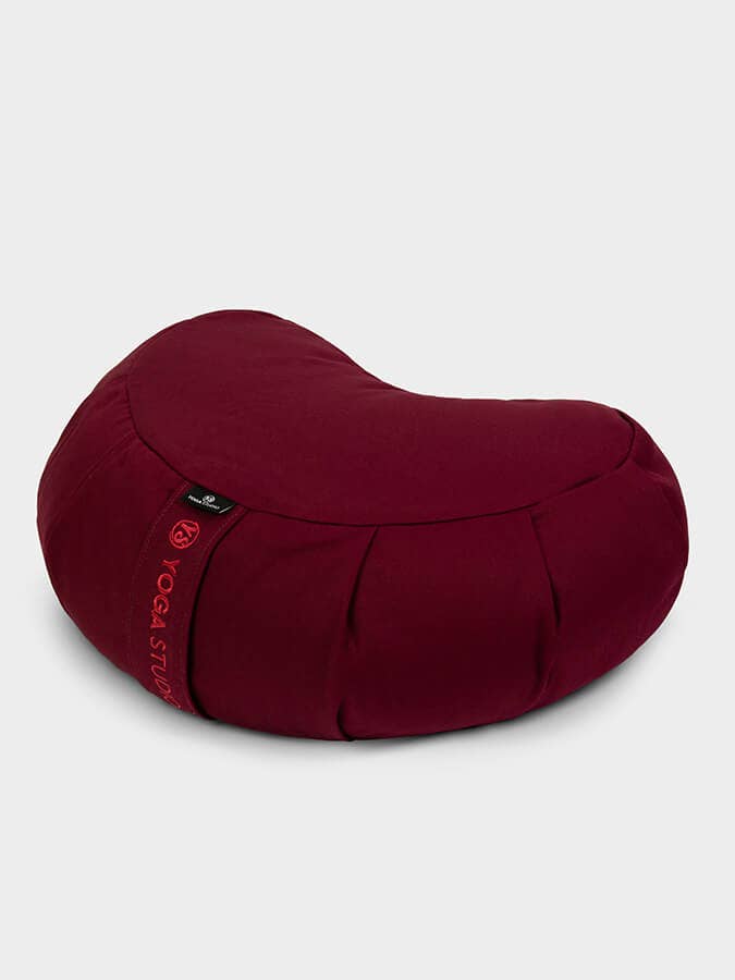 Yoga Studio Store - Wholesale Yoga Accessories - Yoga Studio European Organic Buckwheat Zafu Crescent Cushion5