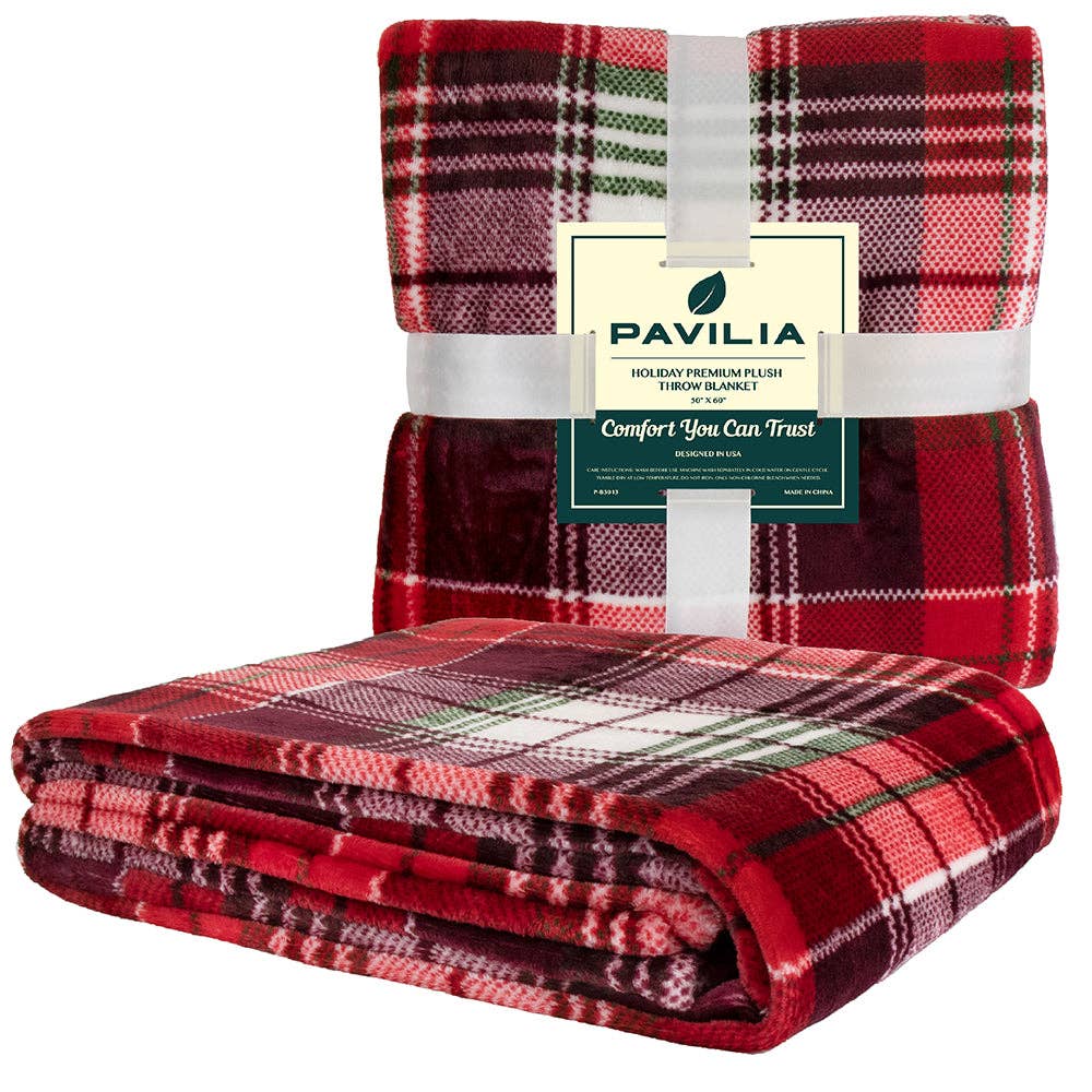 Pavilia – wholesale Prydnadsfilt – Pavilia julfleecefilt med säsongsmotiv39