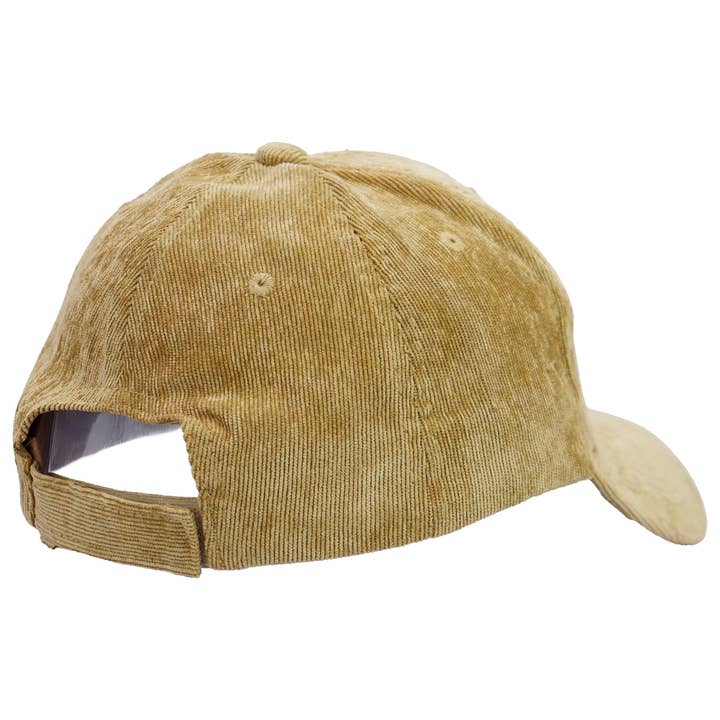 Cap Zone – Großhandel Basecap – Damen – Baseballkappe aus Cord-Baumwolle mit Klettverschluss hinten8