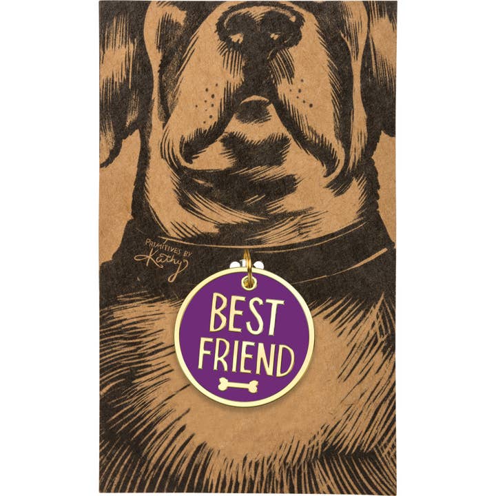 Primitives by Kathy - Wholesale Pet Collar Charm - Cat/Dog - Best Friend Collar Charm1