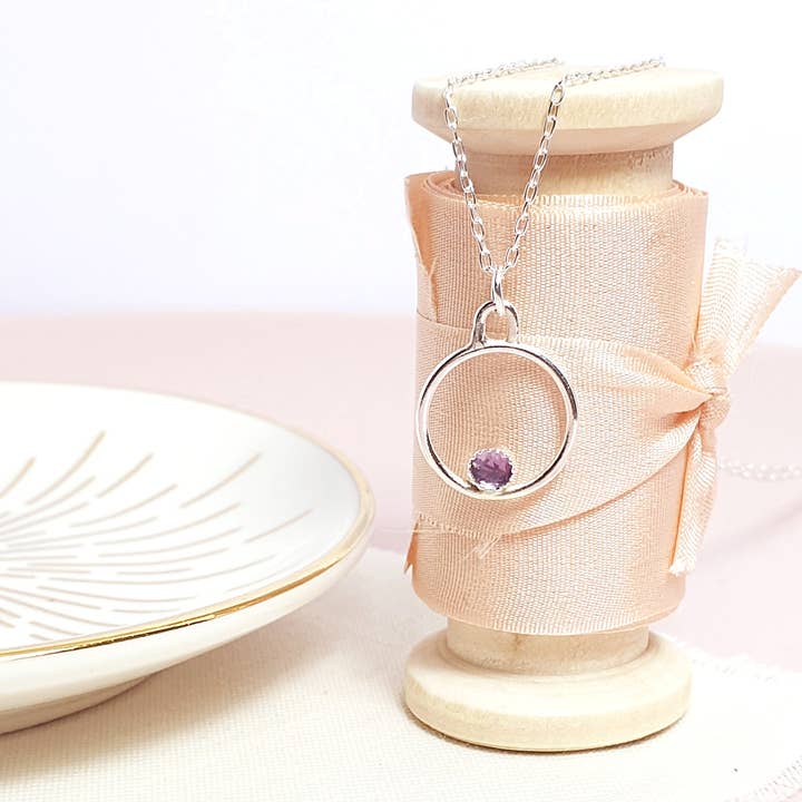 Amethyst Inner Strength Necklace for wholesale by Sophie-May Designs