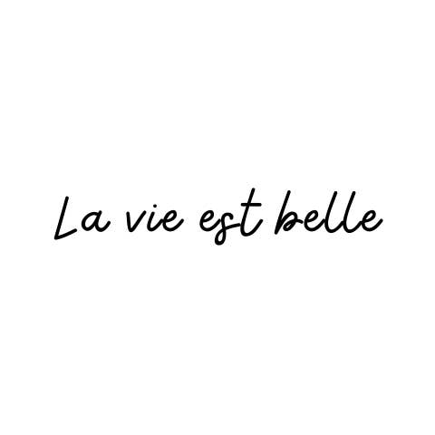 La vie est belle x5 for wholesale by Sioou