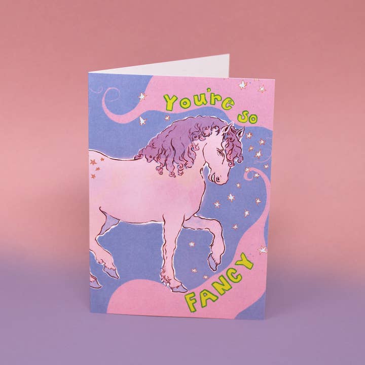 Ark Colour Design - Wholesale Everyday Greeting Card - You're so Fancy A6 Greetings Card