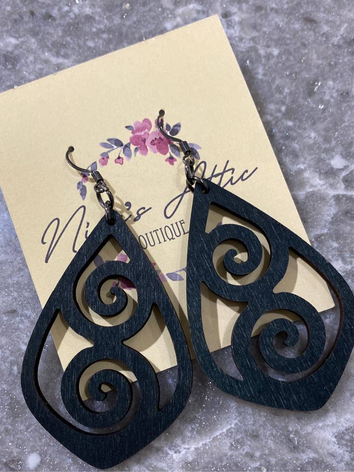 Spiral Wood Cutout for wholesale by Nina’s Attic