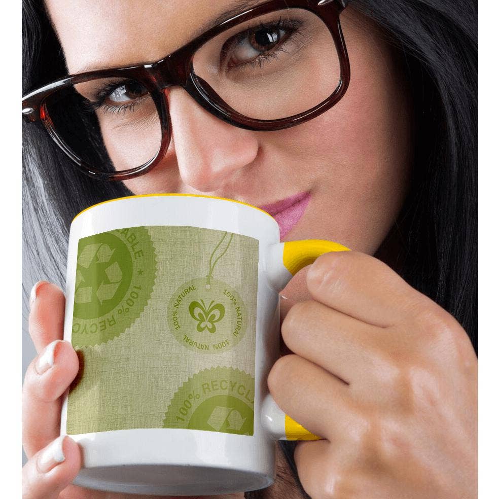 3dRose - Wholesale Coffee Mug - 3dRose, Green Natural Recycle earth friendly art, Mug1