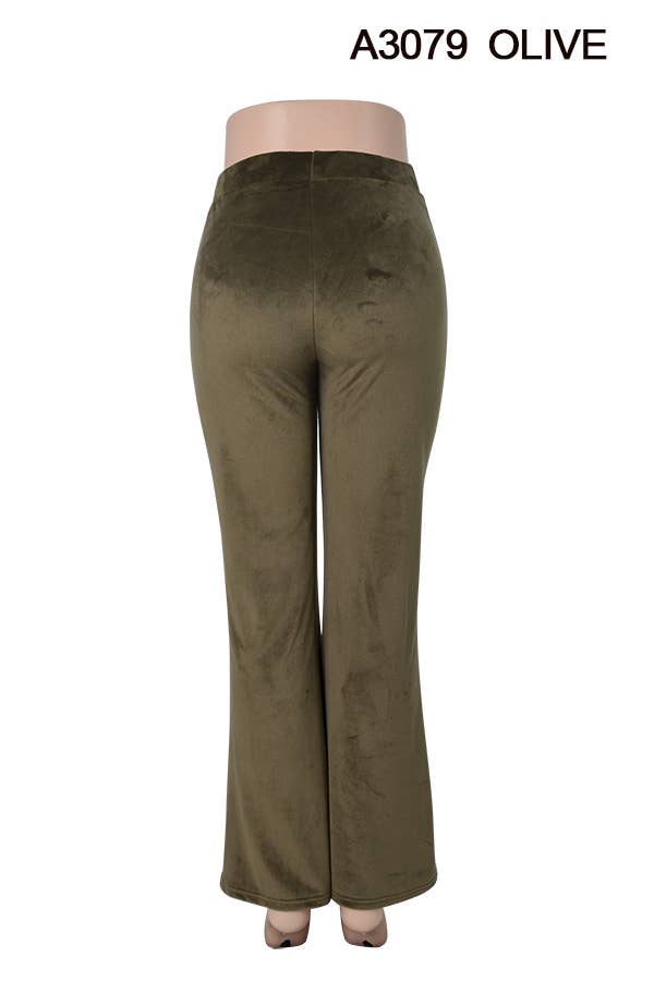 SSImport - Wholesale Pants - Women's - A3079 VELVET FLAIR PANTS MIXED SIZES 12PCS/PACK14