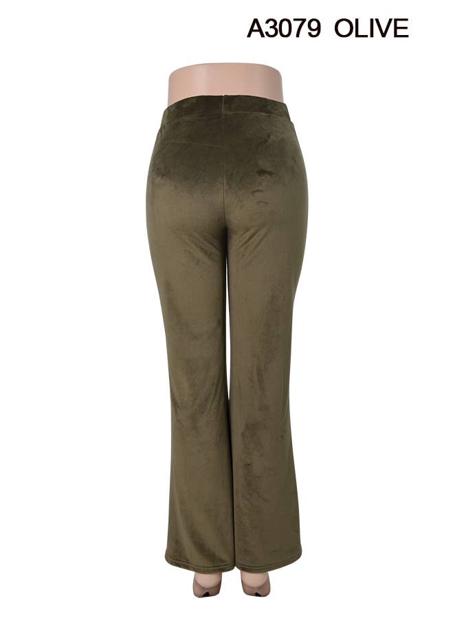 SSImport - Wholesale Pants - Women's - A3079 VELVET FLAIR PANTS MIXED SIZES 12PCS/PACK5