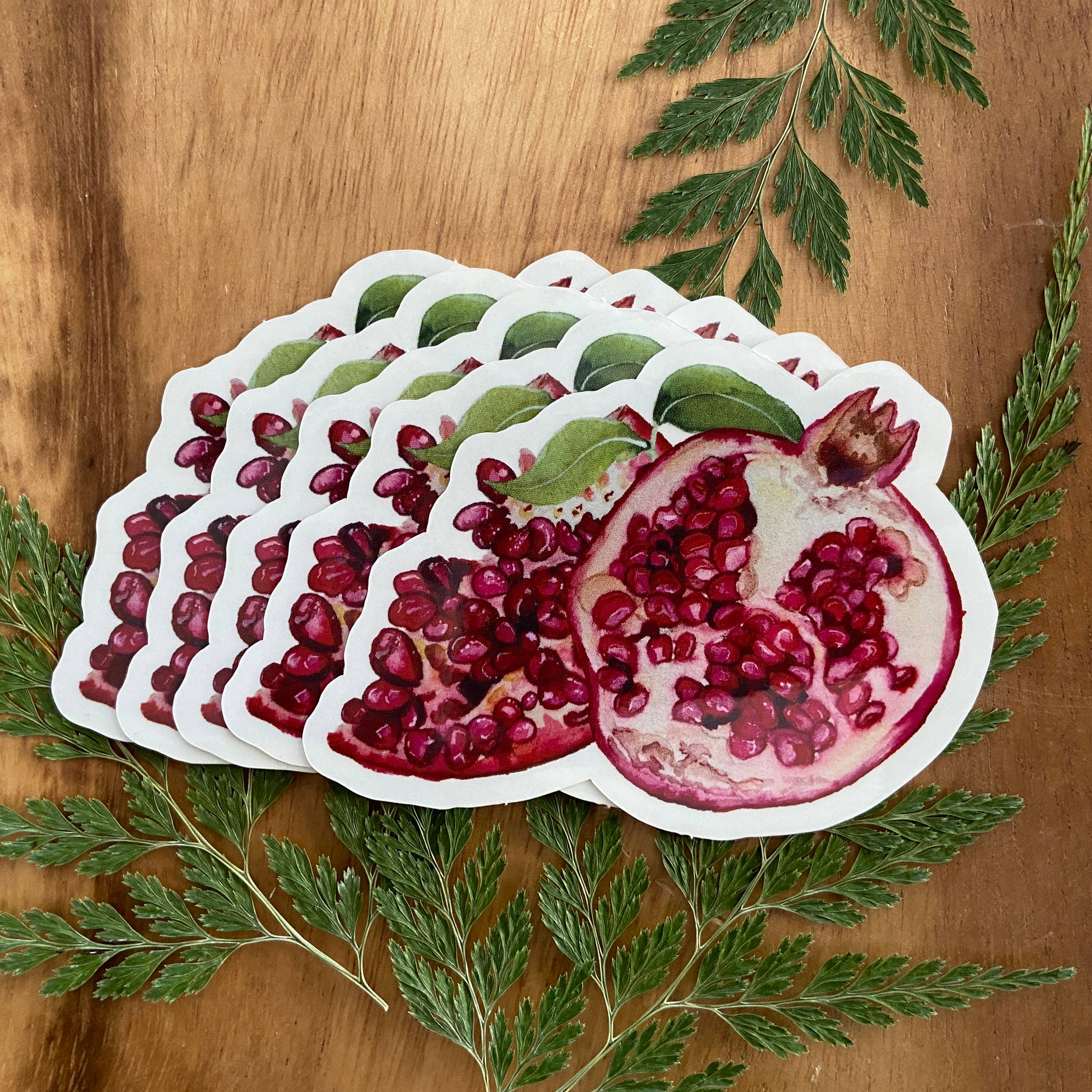 Alice LeFae - Vente Autocollant - Autocollant en forme de grenade | symbolisme de Perséphone et Hadès1