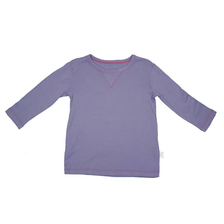W.Blue/Red Baby Long Sleeve Tunic Tee for wholesale by Two Owls
