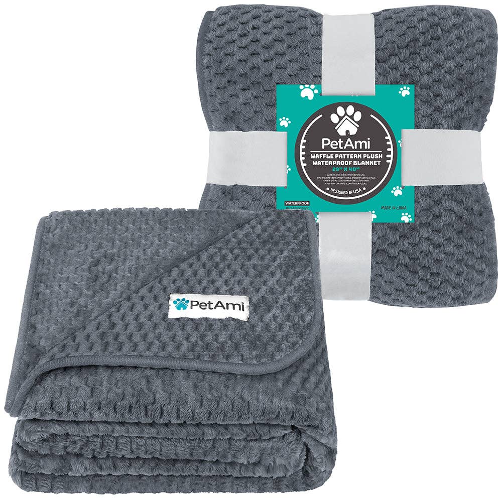 PetAmi – wholesale Pet blanket – Cat/dog – Waterproof Waffle Textured Pet Blanket2