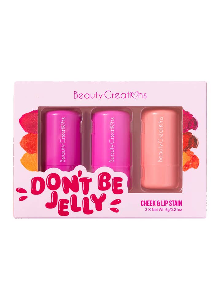 Beauty Creations DBJ-SET Don't Be Jelly Cheek & Lip Stain for wholesale by PINEAPPLE Beauty