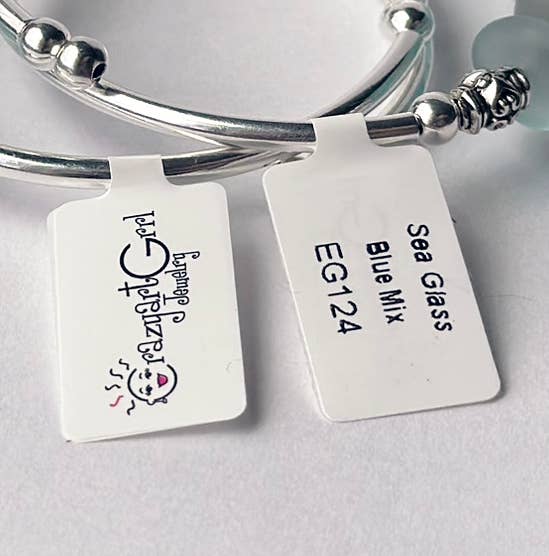 Crazyartgrrl Jewelry - Wholesale Beaded Bracelet - Coke Sea Glass Single Bracelet2