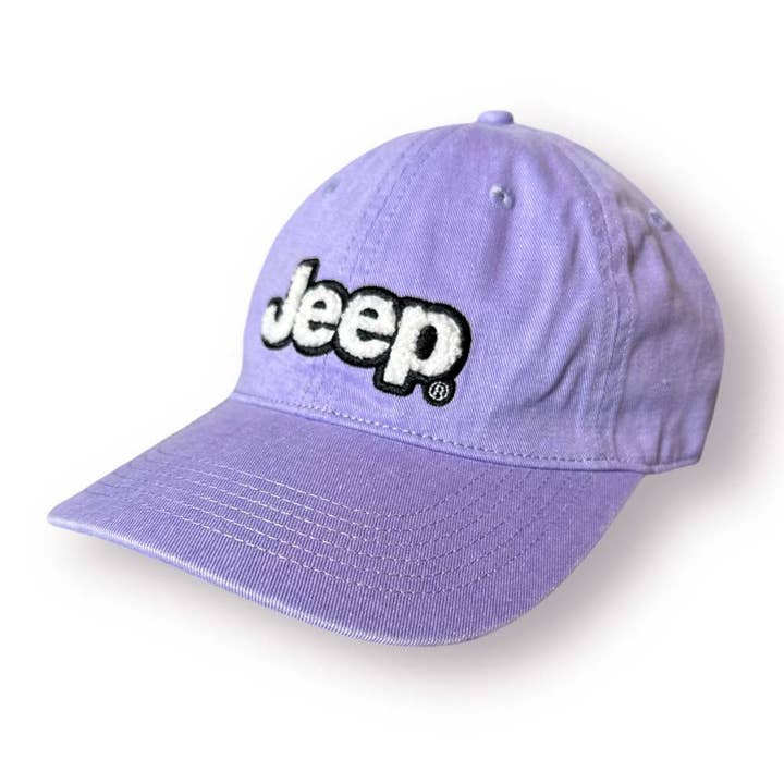 Hat - Jeep Chino Twill Ponytail with Chenille Text Patch for wholesale by Detroit Shirt Co.