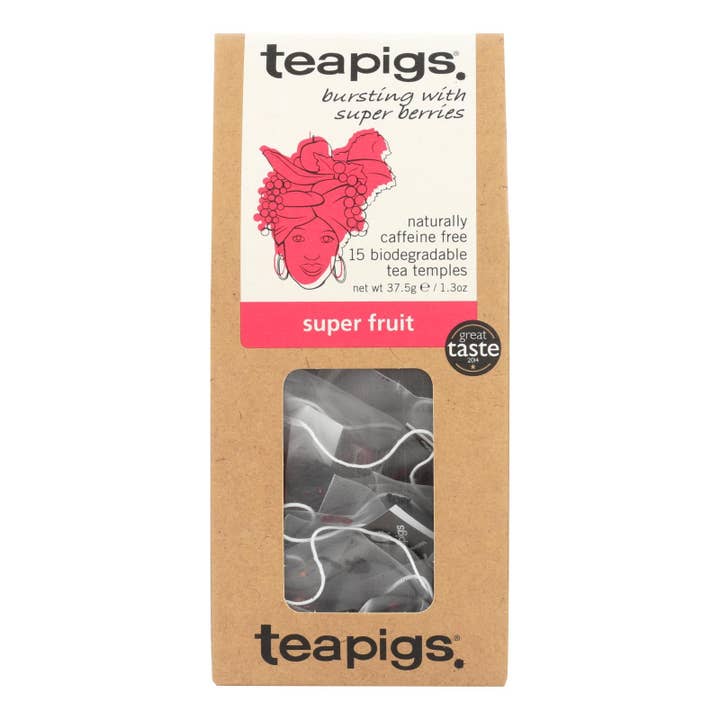 Ware Spark - Wholesale Tea Bags - Teapigs Super Fruits Bursting With Super Berries Tea - Case Of 6 - 15 Ct