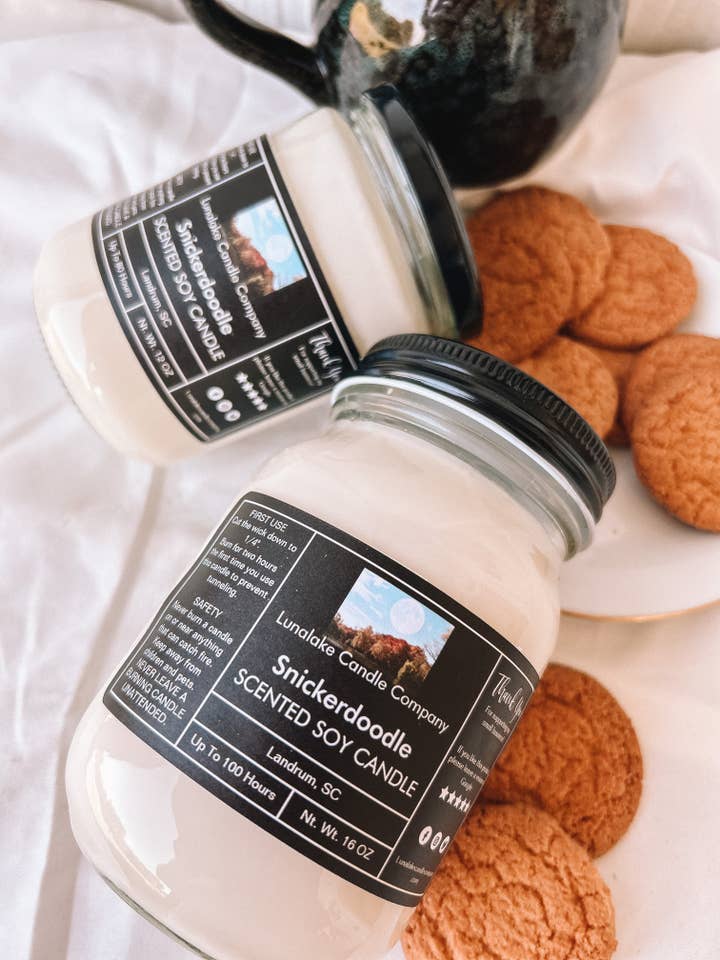 Snickerdoodle for wholesale by Lunalake Candle Company, LLC