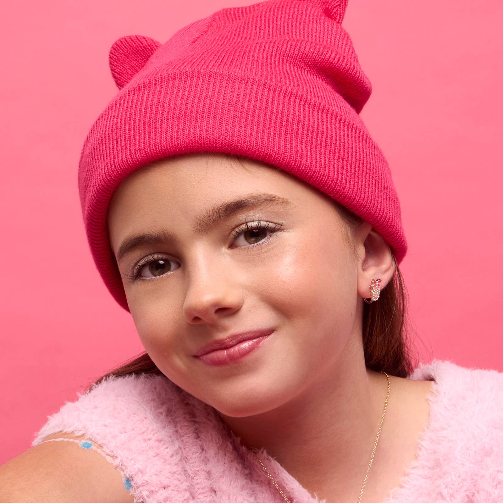 Girl Nation - Wholesale Earrings - Kids - Crystal Ballet Shoe Clip On Earrings2