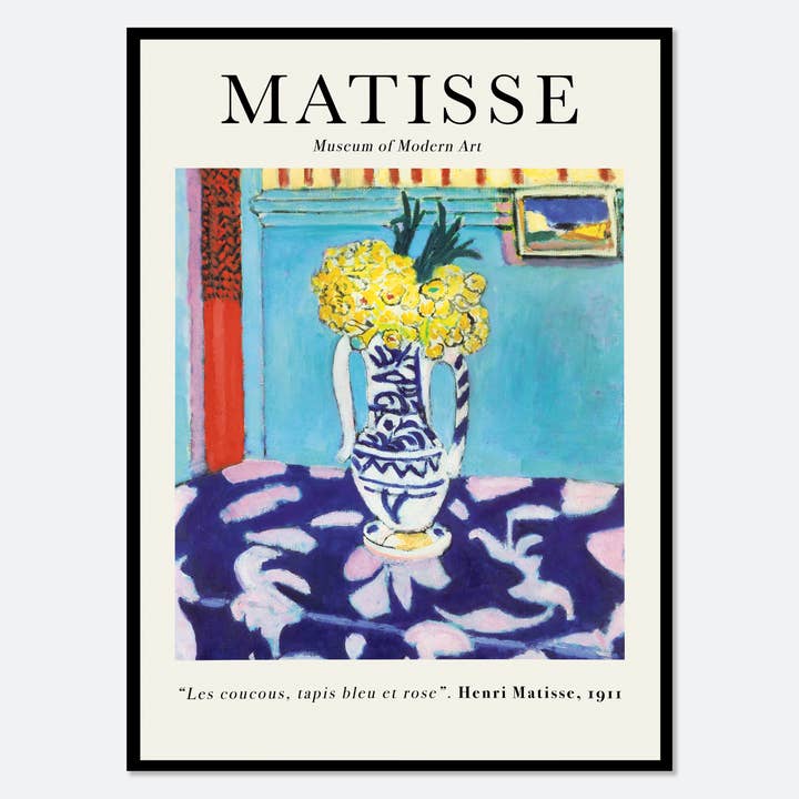 Henri Matisse Les Coucous, Tapis Bleu Et Rose Tryck M18 för wholesale av Sugar & Canvas