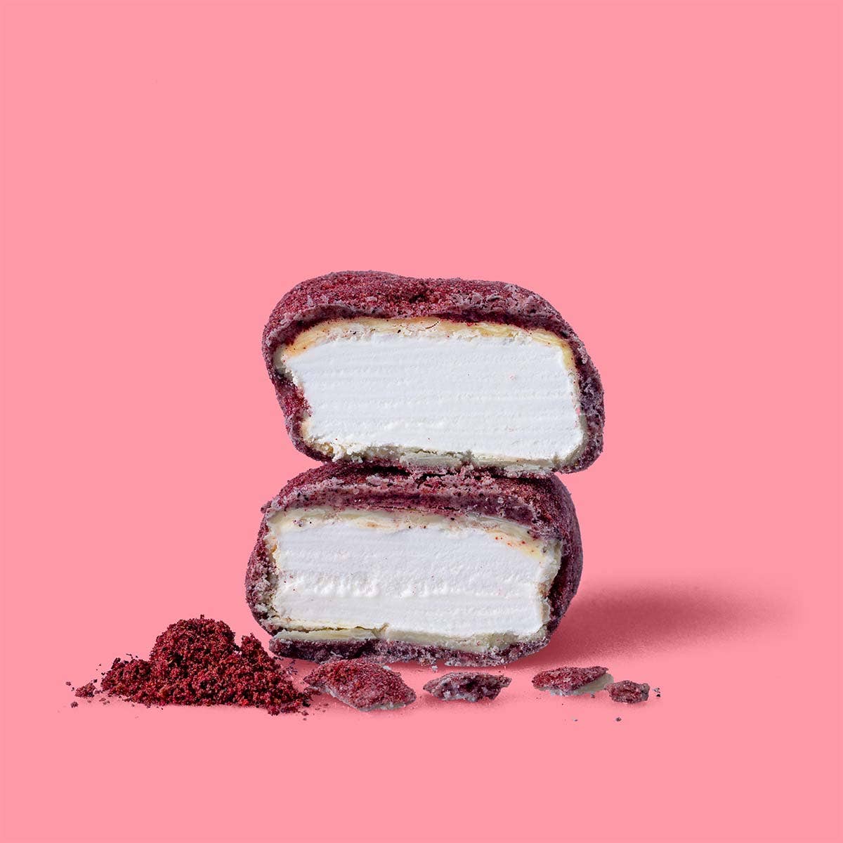 The Mallows - Wholesale Marshmallow - BLACKCURRANT & BELGIAN WHITE CHOC - CHOC COATED MARSHMALLOWS1