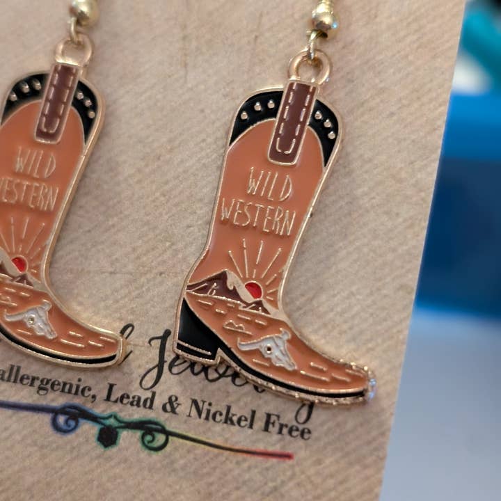 Con-Quest Crafts – wholesale Smycken – Vilda västern-inspirerade örhängen och halsband5