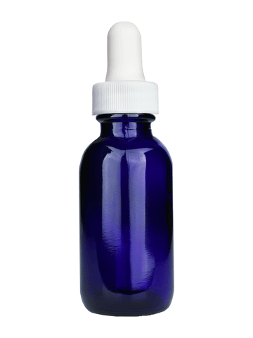 Best Bottles - Wholesale Essential Oil Holder - Boston Round Blue Bottle - 30ml (Multiple Dropper Colors)4