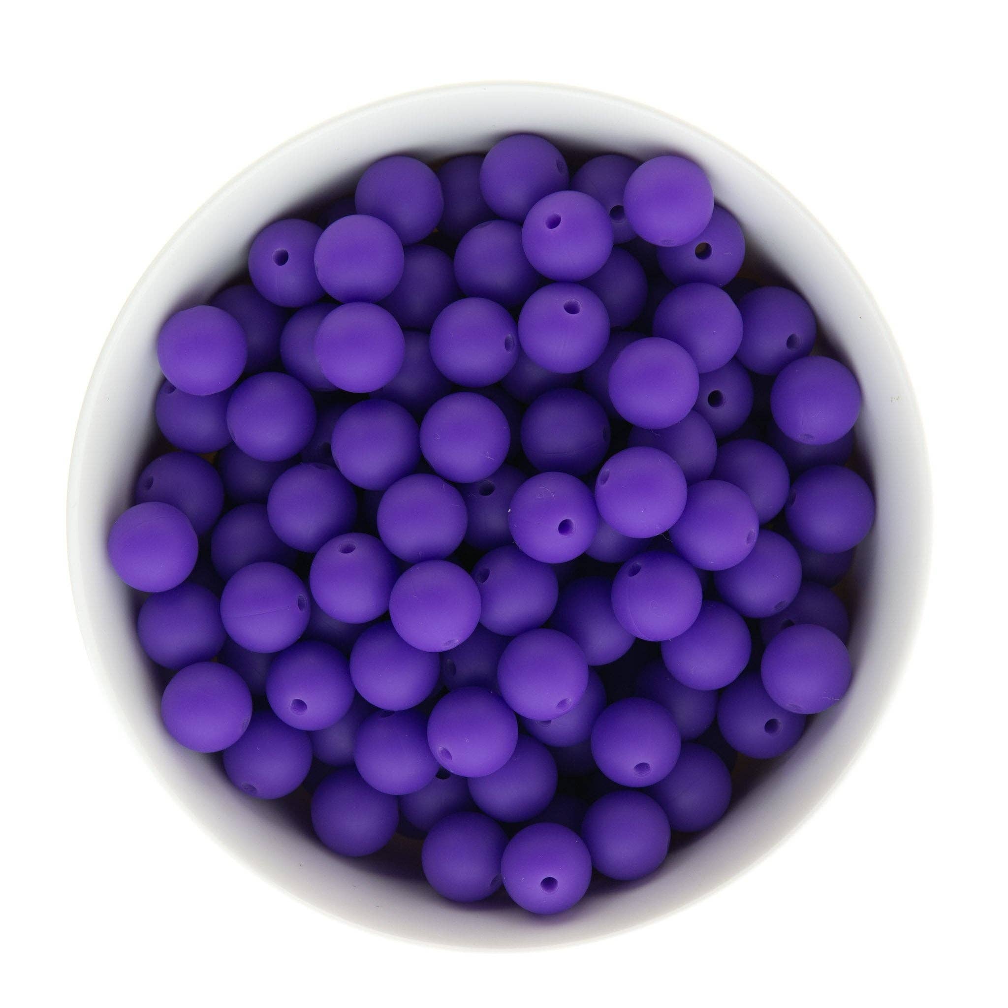 Cara & Co Silicone Craft Supply - Wholesale Beads - 12mm Round Silicone Beads59