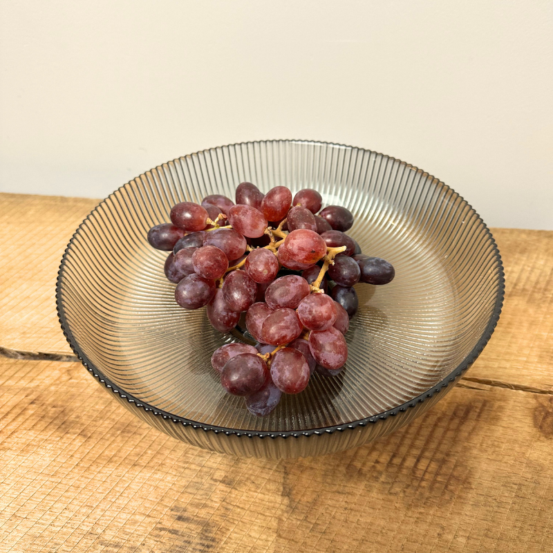 Homexclusive - Wholesale Decorative Plate/Dish/Bowl - Fruit Bowl Riba - Smoked3