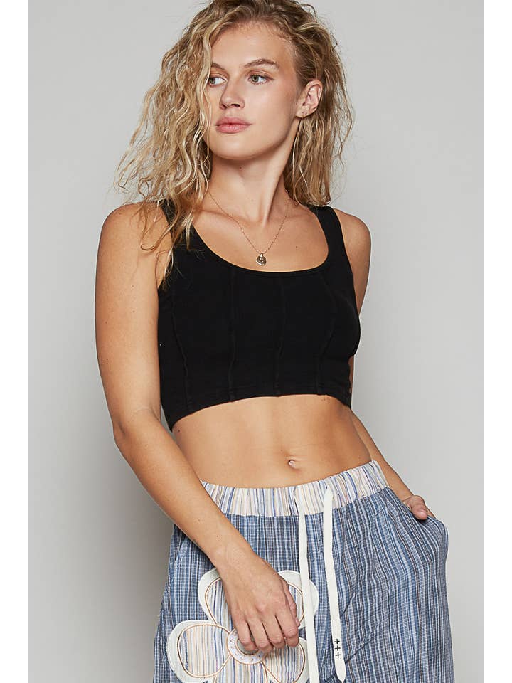 Pol Clothing - Wholesale Tank Top - Women's - Square Neck Sleeveless top