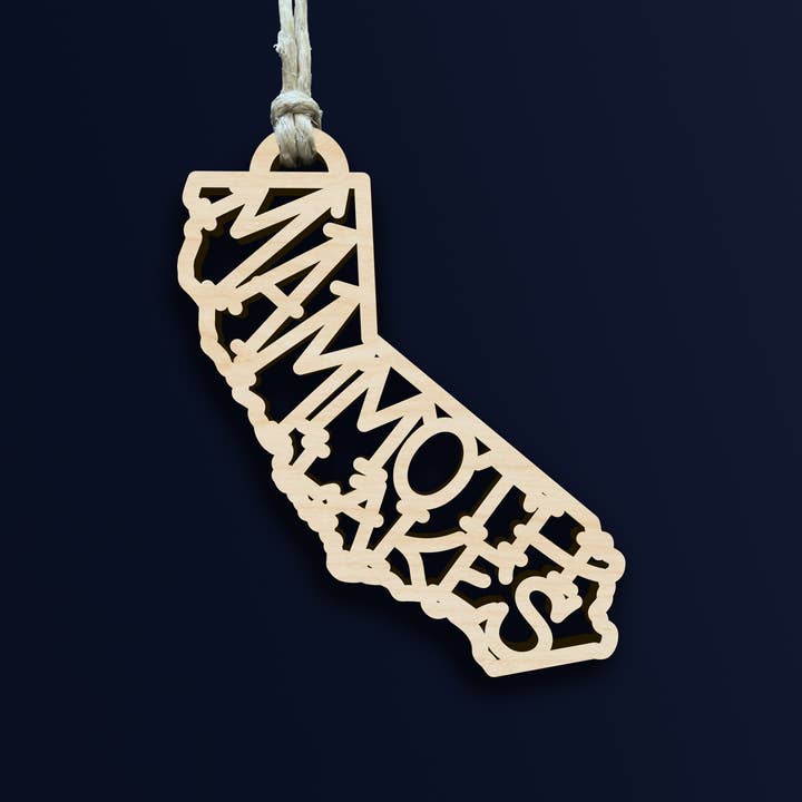 Mammoth Lakes, CA Ornament for wholesale by Made by One32