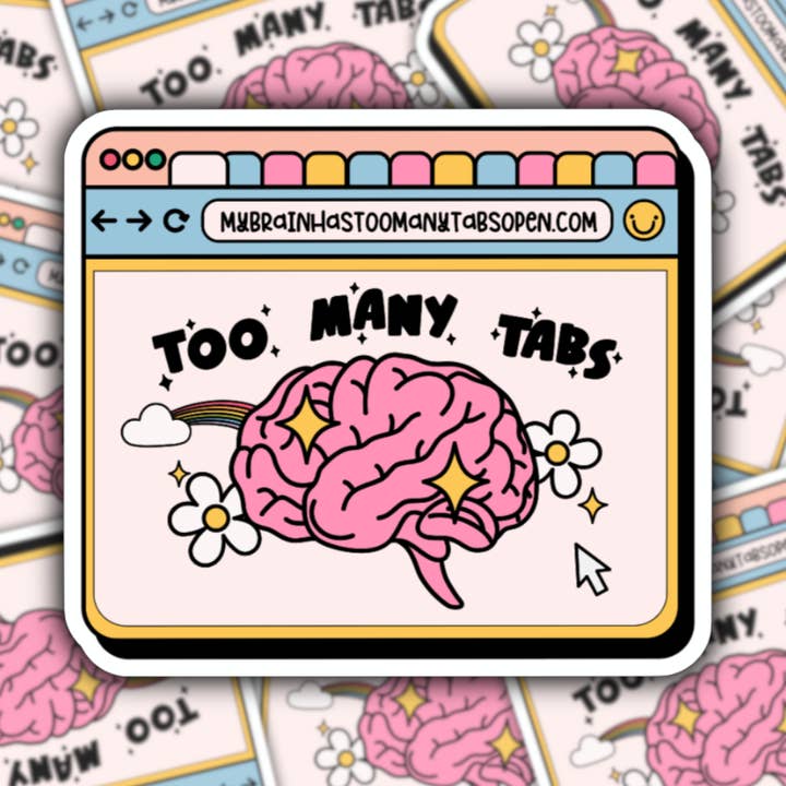 Waterdichte sticker met te veel tabbladen voor wholesale door Studio Fifty One