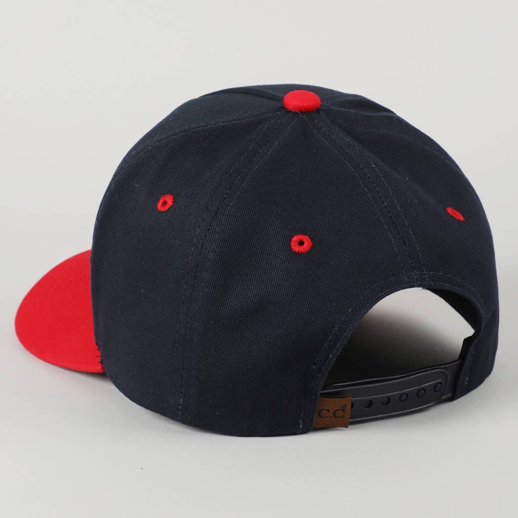 Fashion City - Wholesale Baseball Cap - Unisex - Plain Two-Tone Canvas Cotton Trucker Hat58