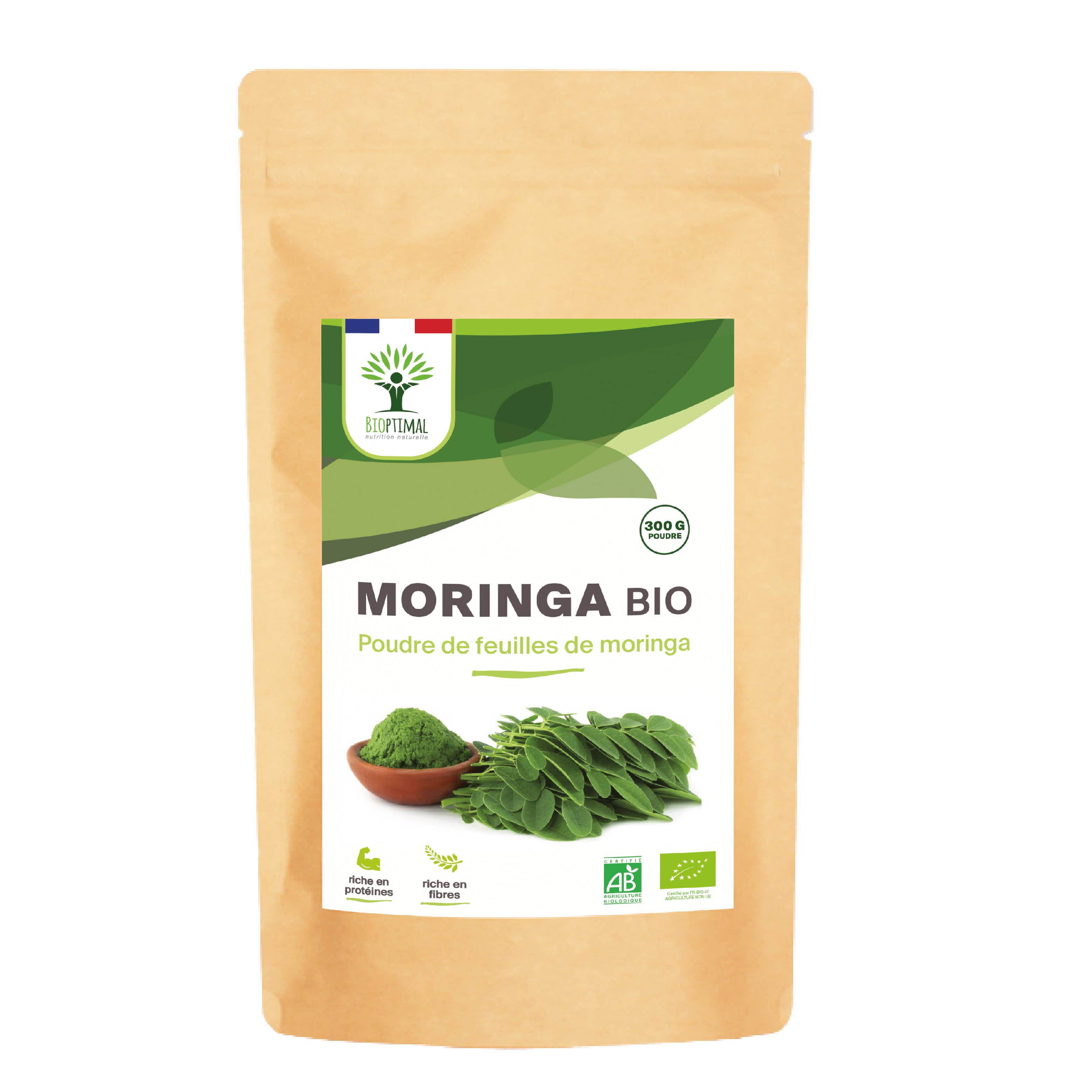 Bioptimal - Wholesale Protein/Superfood Powder - Organic Moringa powder - Packaged in France - Vegan2