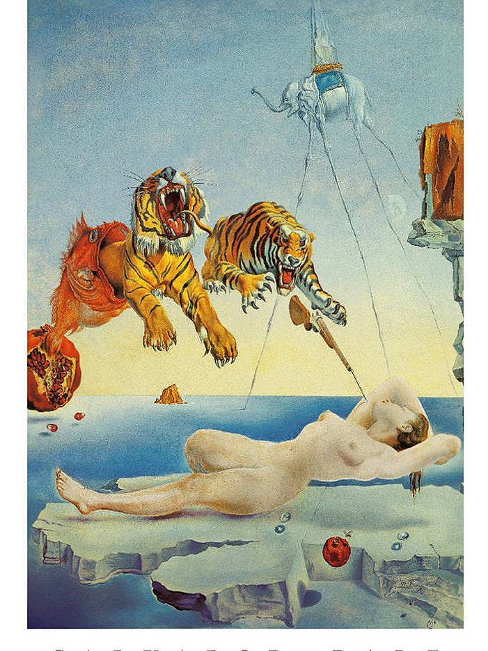 Salvador Dali Poster Dream Caused By A Bee Flight.. for wholesale by Close Up GmbH