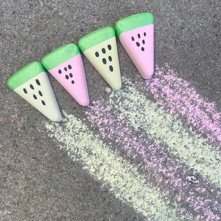 TWEE made for little hands - Wholesale Chalk - WHITNEY'S WATERMELON TWEE HANDMADE SIDEWALK CHALK2
