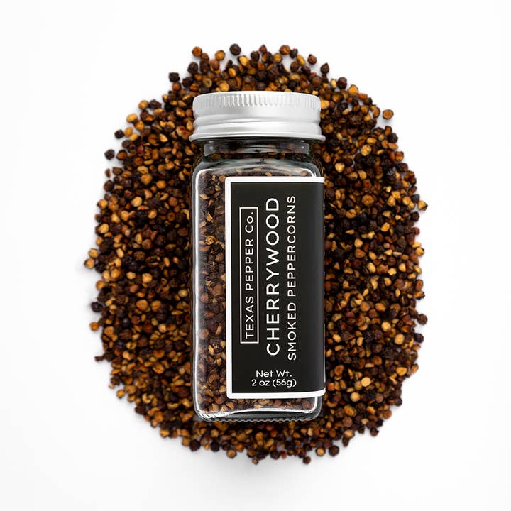 Cherrywood rökt pepparkorn för wholesale av Texas Salt Co