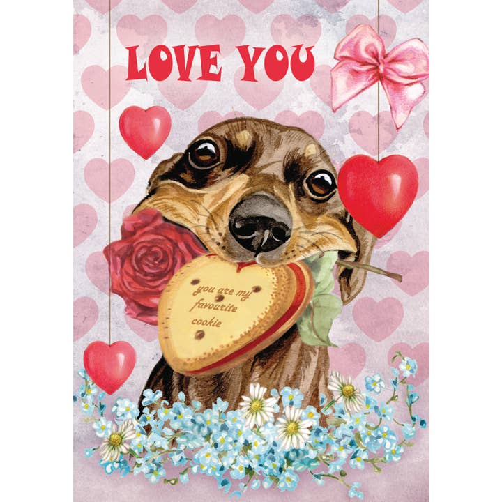 Cartão pop-up de pé tema - Amo-te por atacado de Animal Prints