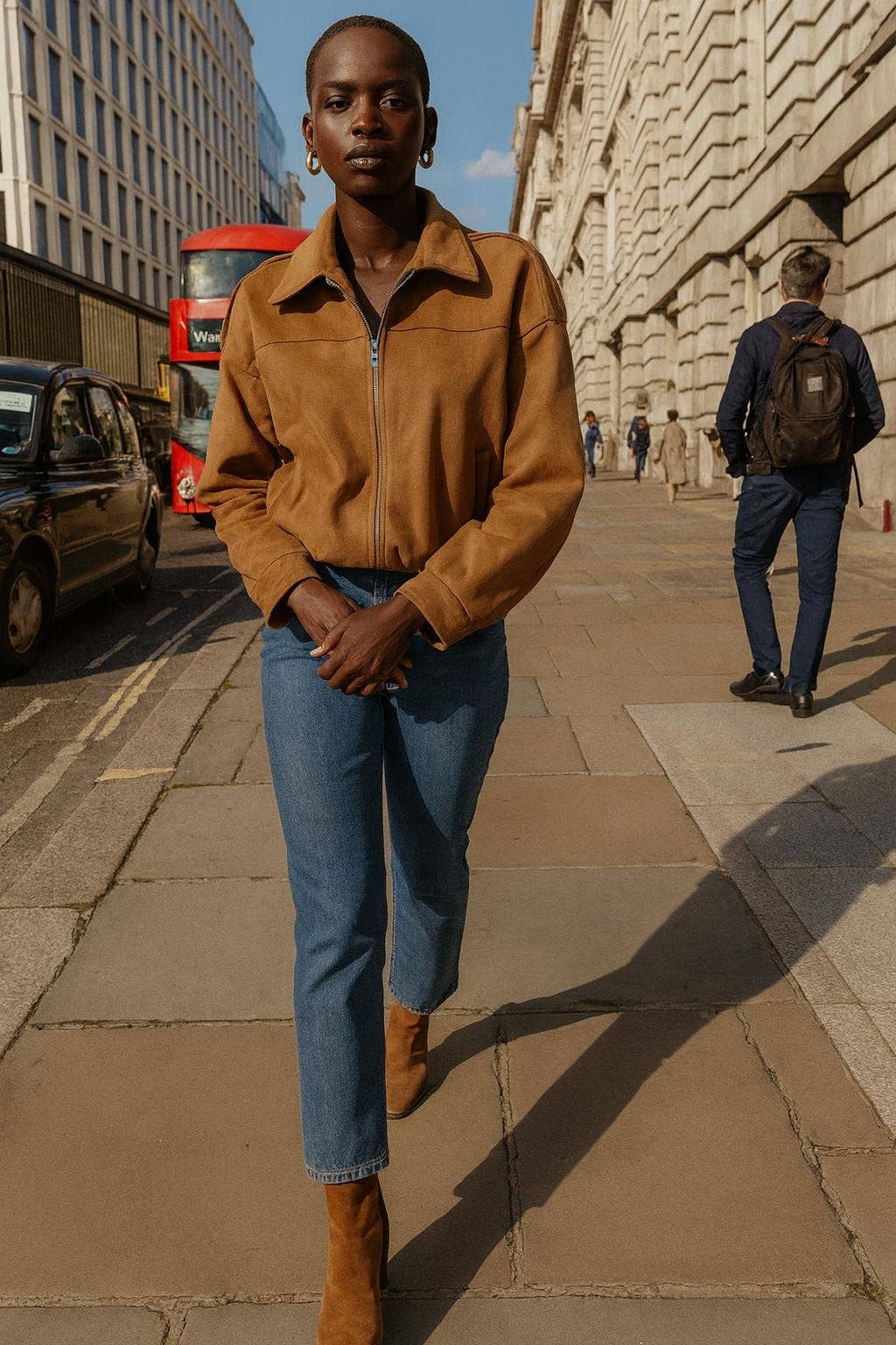 LORIANE - Wholesale Jacket - Women's - 10338 Suede jacket5