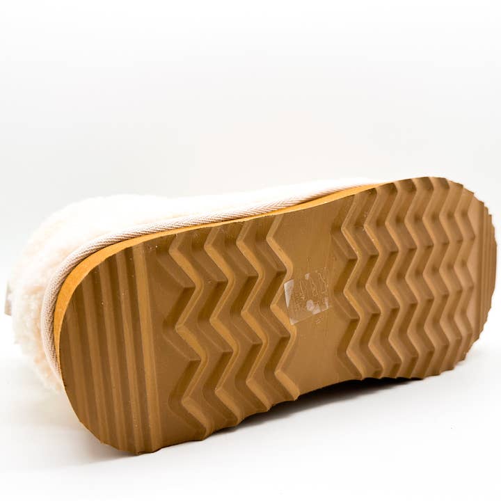 thies 1856 ® Platform Shearling Shorty Boots beige for wholesale on Faire5