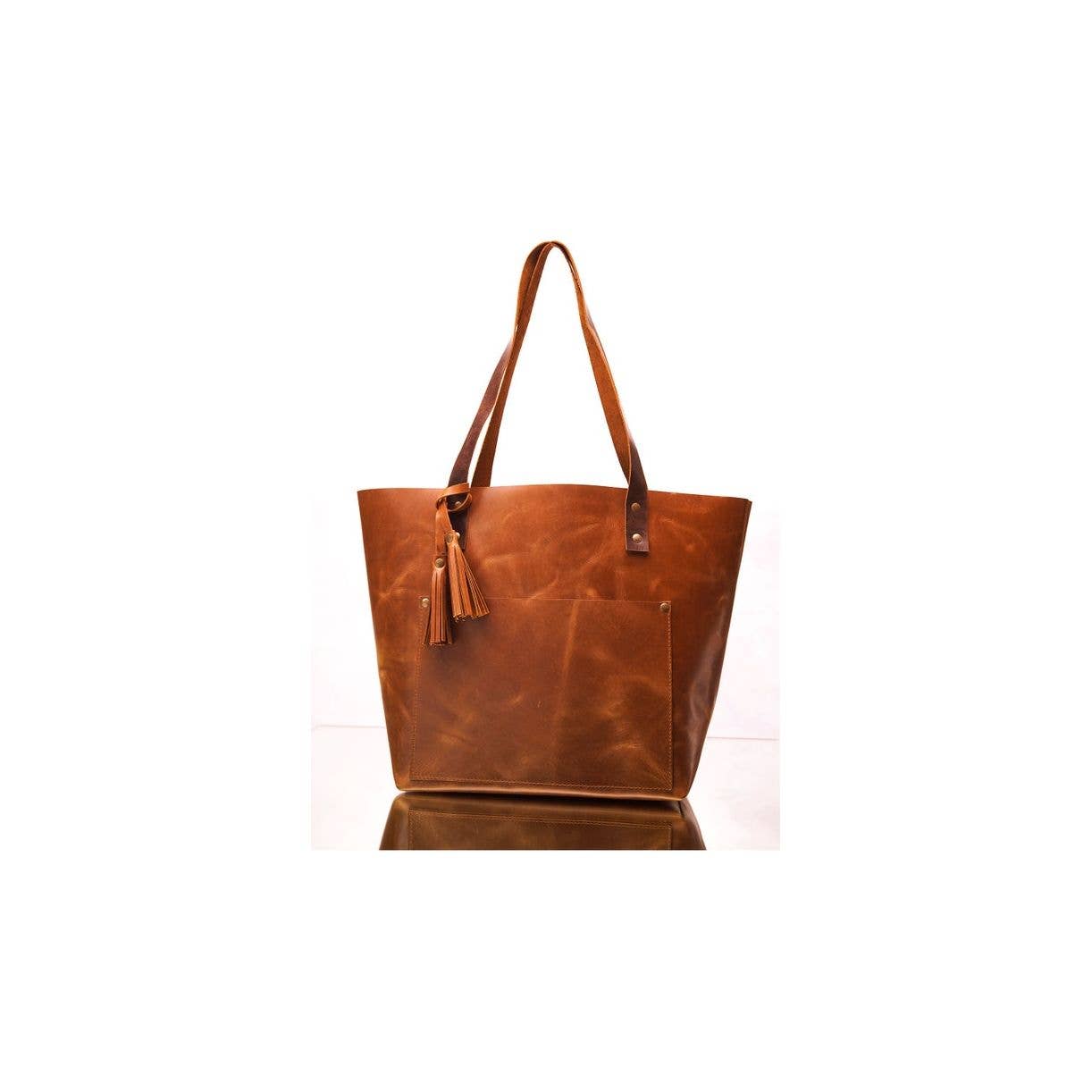 MLC - Vente Tote bag – femme - Sac fourre-tout en cuir rustique sophistiqué0