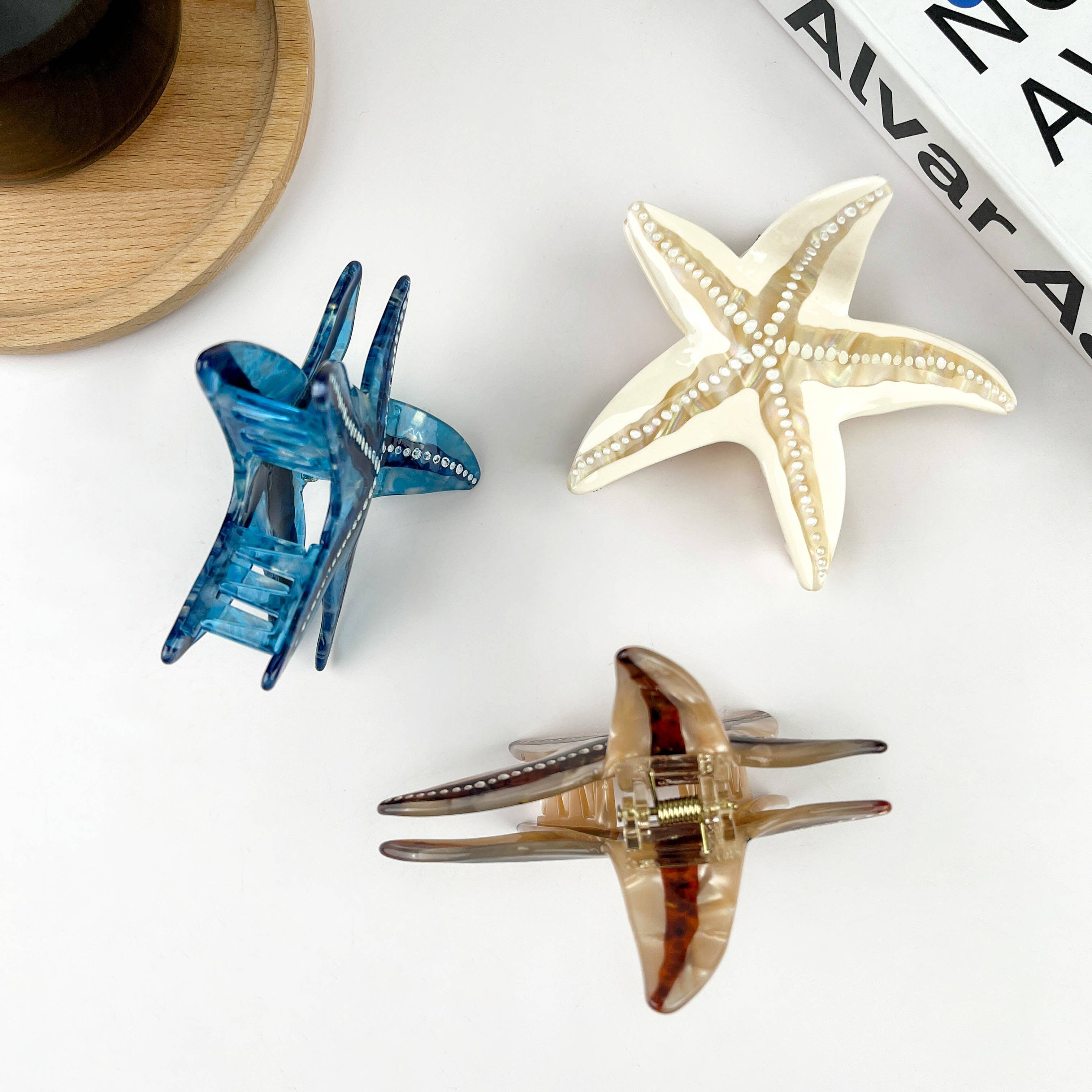 TheDivaSoap - Wholesale Hair Clip - Women's - Starfish Hair Clip, Acetate Claw Clip7