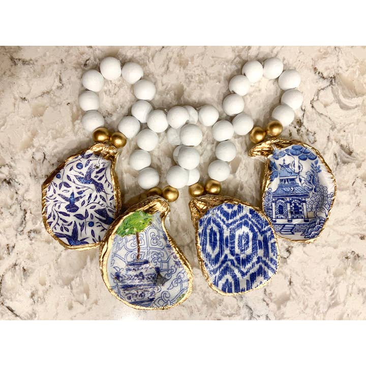 Servietringe- Decoupage Oyster for engroshandel hos Ten Twenty Six Designs