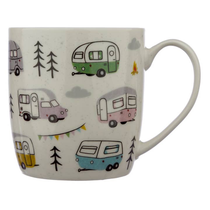 Puckator Ltd – wholesale Coffee mug – Wildwood Caravan Porcelain Mug1