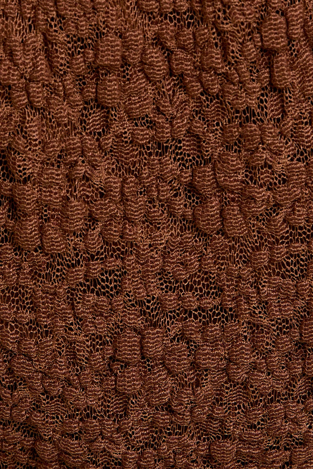 LE LIS - Vente Chemisier – femme - Haut en dentelle à manches mi-longues bouffantes et col bénitier6