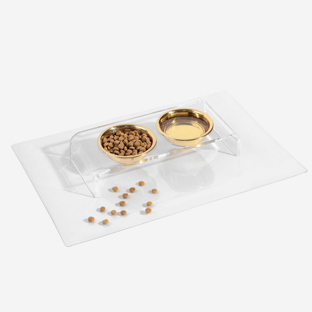 Hiddin - Wholesale Pet Bowl - Cat/Dog - Small Gold Feeder3