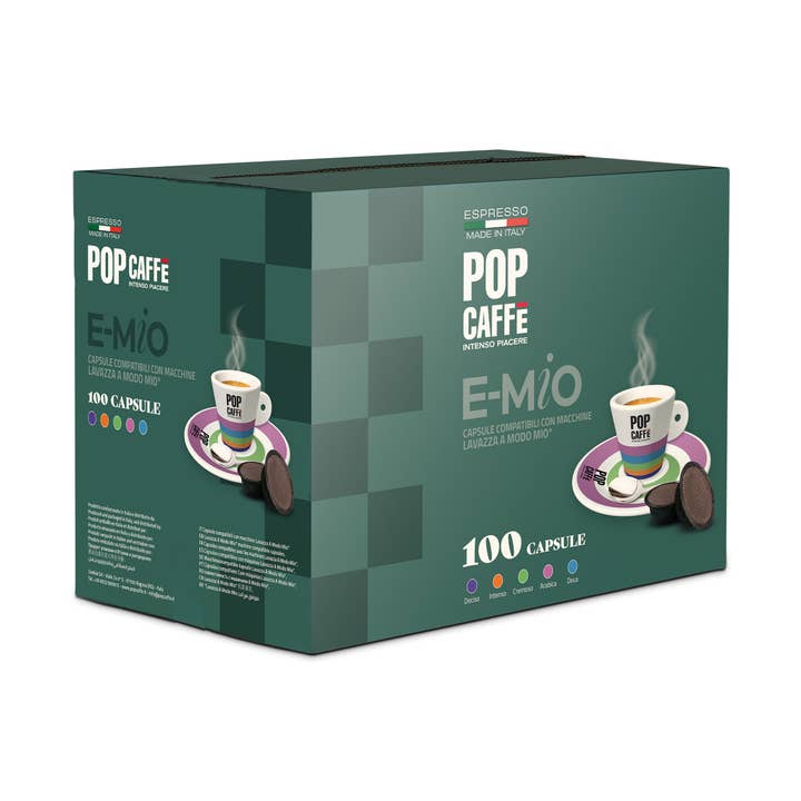 POP CAFFE' - Wholesale Instant Coffee/Espresso - POP CAFFE' E-MIO INTENSE
COMPATIBLE WITH A MODO MIO MACHINE0