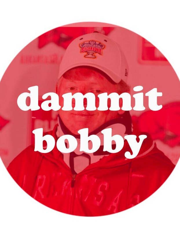 Accidenti Bobby Arkansas Game Day Button | College Football | A per la vendita all'ingrosso da parte di Shop Jordan Tailored