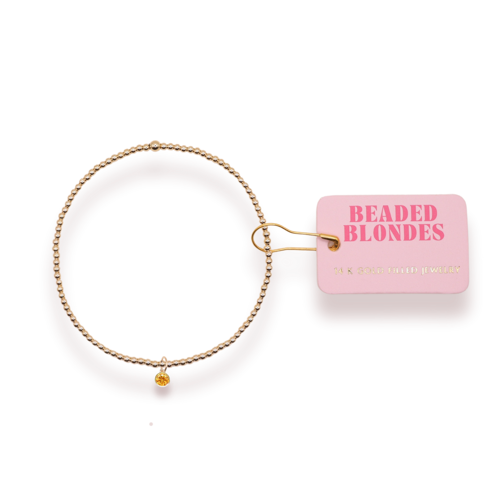 Beaded Blondes - Wholesale Charm/Dangle Bracelet - Pack of 12: Birthstone Charm Bracelets2