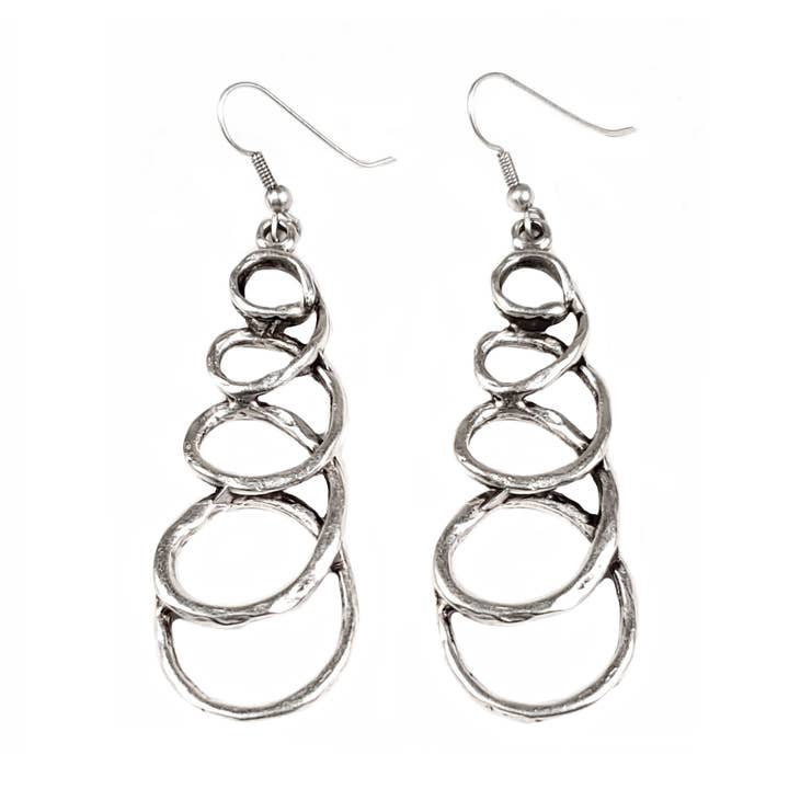 Item # KU-087 - Pewter Earrings for wholesale by The Ancient Bazaar Jewelry & Accessories