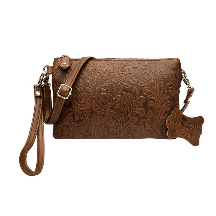 EOP821 ~ Lille blomster crossbody-taske for engroshandel hos Cenzoni Fashions