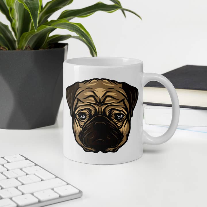 Club No-Kill 2027 Coffee Mugs - Wholesale Coffee Mug - Vinny the Pug Coffee Mugs 15