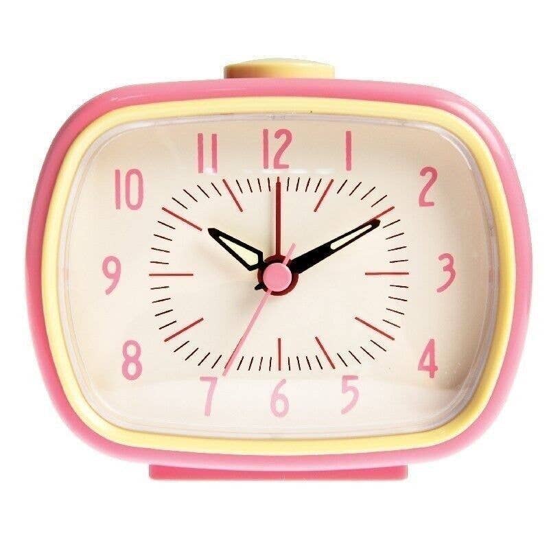 Rex B2B - UK – wholesale Alarm clock – Retro Alarm Clock - Pink1